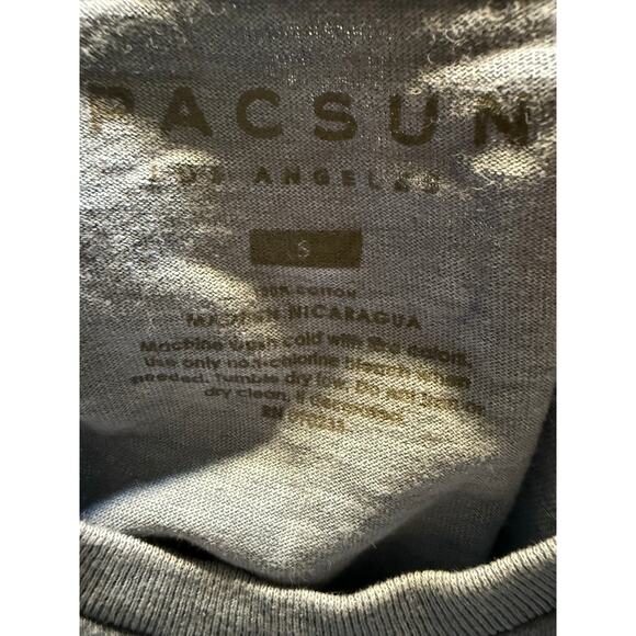 PacSun Euphoric Have A Nice Trip Graphic Tee, Blue, Trippy Mushrooms, Small - Picture 7 of 7